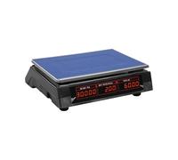 Steinberg Systems Balanza De Control Bascula Digital SBS-PW-302B (30 kg / 2 g, Pantalla LED, Batería integrada 40 h) Negra
