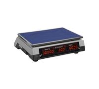 Steinberg Systems Balanza De Control Bascula Digital SBS-PW-302W (30 kg / 2 g, Pantalla LED, Batería integrada 40 h) Blanca