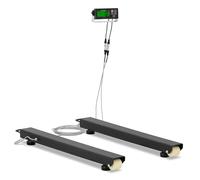 Steinberg Systems Barras Pesadoras Digital hasta 3500 kg / 500 g con Pantalla LCD 100 x 10 cm Báscula digital Báscula industrial Barras de pesaje Balanza de suelo