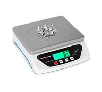 Steinberg Systems Báscula Digital para Paquetería, Precisión 1 g, 6 g-25 kg | Balanza Pesacartas, Superficie de pesaje de 21,5 x 17,5 cm