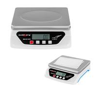 Steinberg Systems Báscula Para Paquetería Digital Balanza Pesacartas SBS-LW-10/500 (1,5 g - 10 kg, Precisión de 0,5 g, Superficie de pesaje de 21,5 x 17,5 cm)