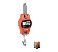 Steinberg Systems Dinamometro Digital Báscula Industrial Balanza Electronica SBS-KW-300/100-O (300 kg / 100 g, Cambio de unidad kg/lbs/N, 3 x AA = 150h de autonomía, LCD)