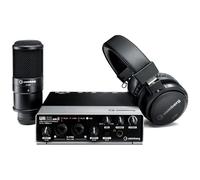 Steinberg UR22mkII Recording Pack Elements Edition - Interfaz de audio USB 2.0 UR22mkII, micrófono de condensador ST-M01 y auriculares de monitorización ST-H01 (incl. Cubase Elements y Cubasis LE)