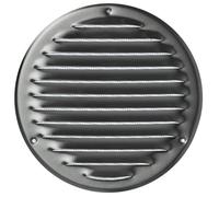 Steinberg14 Rejilla de Ventilación Redonda 160mm - Acero Inoxidable con Mosquitera - Rejillas de Ventilación - Rejilla de Salida de Aire