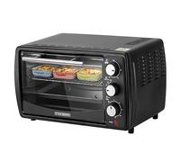 Steinborg Mini horno de 13 litros, bandeja para migas, calor superior e inferior, 1200 W, minihorno con temporizador, pequeño horno para camping o hogar, independiente, regulación de temperatura