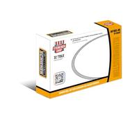 Steinchenshop Juego de bloques de construcción para ciudad, curvas, radio R104, compatible con el líder del mercado ST-98007