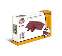 Steinchenshop Techo de techo de 86 bloques de sujeción Slopes en rojo oscuro compatible con el líder del mercado (rojo oscuro)