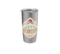 Steine & Strategie Noche de Mahjong Estilo Retro Vaso térmico de acero inoxidable de doble pared