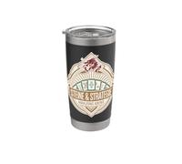Steine & Strategie Noche de Mahjong Estilo Retro Vaso térmico de acero inoxidable de doble pared