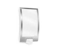 Steinel 009816 Lámpara de Pared para Exteriores L 22 S, Detector de Movimiento de 180°, Orientable, Alcance de 10 m, Cubierta de Acero Inoxidable, 60 W, Plástico con Cubierta de Acero Inoxidable