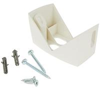 Steinel 631765 Soporte de Pared de Esquina, EWH 7 Blanco, para Detector de Movimiento Infrarrojo Is 140-2, Adaptador para Instalación Óptima en Esquinas Exteriores