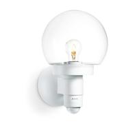Steinel 657413 L 115 S Lámpara Sensor para el Exterior con Cristal, Blanco, con Detector de Movimiento, eficiente de la energía, 60W, IP44, Plástico Resistente a la radiación UV