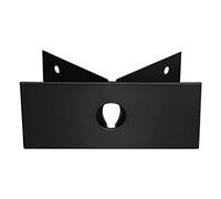 Steinel EWH 03 Soporte de pared esquinero, fabricado en acero inoxidable, en color negro, ideal para colocar en esquinas de paredes y compatible con la lámpara para exteriores L 400 S