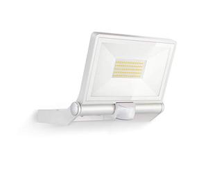 Steinel Foco de Exterior LED XLED One xl S Blanco, Detector de Movimiento de 180°, 42,6 W, 4200 lm A 3000 K, Aluminio, para Entrada, Patio y Jardín, 065270