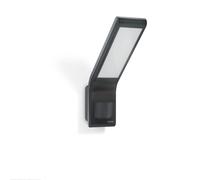 Steinel Foco LED XLED Slim S Antracita, 7,2 W, 648 lm, Aplique LED, Detector de Movimiento 160°, Alcance 8 m, 24,1 x 6,6 x 21 cm