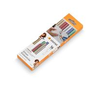 Steinel 084639 Glue Sticks 85°C Glitter, Barras Multicolor de 7 mm, 16 Cartuchos termofusible, para Pistola de Pegamento GlueMatic 1007-LT, Carbón