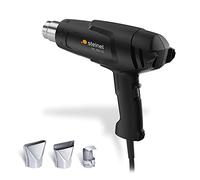 Steinel HL 1821 S Pistola de aire caliente, en color negro, con maletín, 3 boquillas, consumo de 1800 W, temperatura de 550 °C, 2 niveles de soplado, seguridad térmica y cable de 2,2 metros