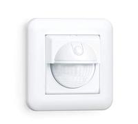 Steinel IR 2180 UP ECO Interruptor-sensor de movimiento integrado, en color blanco, con detección de 180°, consumo de 200 W y montaje en pared empotrable con conexión de 2 y 3 cables