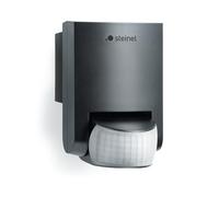 Steinel IS 130-2 660116 - Detector de movimiento infrarojo con 130° ángulo de detección, sensor de movimiento para dentro y fuera, Ideal para fachadas, entradas principales, jardines o patios, color negro