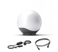 Steinel Kit de Inicio con lámpara esférica Sphera C 24 V Ø 30 cm, Incluye 1 lámpara esférica, Fuente de alimentación de 35 W y Cable de 1 m, 16 Millones de Colores, Control Mediante App, Plug & Play