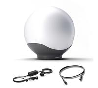 Steinel Kit de Inicio con lámpara esférica Sphera C 24 V Ø 40 cm, Incluye 1 lámpara esférica, Fuente de alimentación de 35 W y Cable de 1 m, 16 Millones de Colores, Control Mediante App, Plug & Play