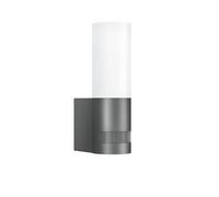 Steinel L 605 S Lámpara LED para exteriores con sensor, fabricada en aluminio, con consumo de 11,3 W, sensor de movimiento de 180°, alcance de 10 metros e intensidad de 729 lúmenes