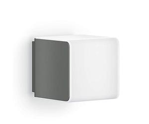 Steinel L 830 SC Lámpara LED de pared para exteriores, antracita, con plástico resistente a los rayos UV, sensor de movimiento iHF de 160°, 9,1 W, conectable y controlable a través de una aplicación