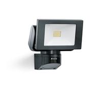 Steinel LS 150 Foco LED para exteriores, en color negro, con consumo de 14,7 W, intensidad de 1375 lúmenes, cabezal orientable, grado de protección IP44 y luz blanca neutra (4000 K)