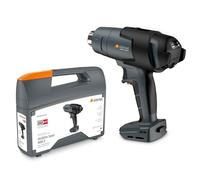 Steinel mobile heat MH3 Pistola de aire caliente profesional con batería, en maletín, con consumo de 18 V, temperatura de 500 °C, caudal de 200 l/min y luz LED, batería no incluida