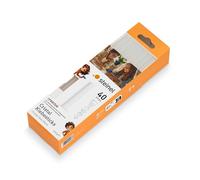 Steinel Pegamento termofusible en barra 85°C Crystal, 7 mm, 40 piezas, pegamento termofusible transparente para pistola encoladora GlueMatic 1007-LT, 240 g