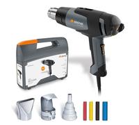 Steinel Pistola de Aire Caliente 6464 Hg 2120 E Maletín, Incluye 3 Boquillas y Mangueras Retráctiles, Pistola de Aire Caliente de 2200 W, Cable de 2,2 m