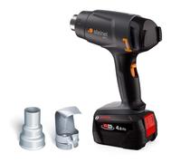 Steinel Pistola de aire caliente inalámbrica MH 1, incluye batería Bosch PFA 4.0 Ah 18V, decapador térmico inalámbrico, 2 niveles de temperatura 300 °C/450 °C