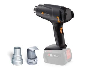 Steinel Pistola de aire caliente sin cable MH 1, sistema Bosch PFA 18V | 2 niveles de temperatura 300°C/450°C, pistola de calor para soldar y retractilar