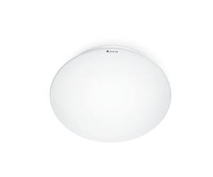 Steinel RS 16 S Lámpara de pared para interiores de vidrio opalino | en color blanco, con consumo de 9,3 W, sensor de movimiento de 360°, alcance máximo de 3-8 metros e intensidad de 918 lúmenes