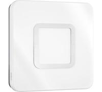Steinel RS LED M1 S Lámpara LED de pared para interiores, en color acero inoxidable, con consumo de 8,8 W, intensidad de 759 lúmenes, sensor de movimiento de 360° y alcance máximo de 8 metros
