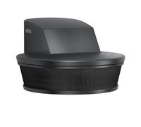 Steinel sensIQ S 034955 Sensor de movimiento, en color antracita, con consumo de 2000 W,detección de 300°,alcance de 20 metros,protección contra intrusos,soporte de pared esquinero y mando a distancia