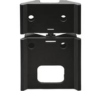 Steinel Soporte de pared esquinero, en color negro, compatible con el sensor de movimiento IS 180-2, accesorio ideal para esquinas interiores y exteriores