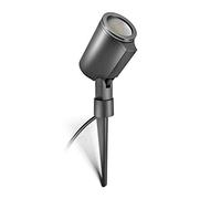 Steinel Spot Garden Foco LED de suelo, fabricado en aluminio, en color antracita, orientable, con consumo de 6,7 W, estaca e intensidad de 512 lúmenes