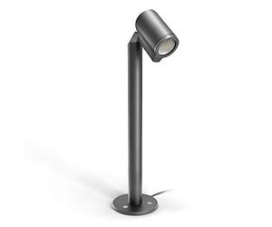 Steinel Spot Way N Foco LED, fabricado en aluminio, con consumo de 7,86 W, intensidad de 512 lúmenes y protección IP44, ideal como iluminación de accesos con sistema automático crepuscular