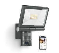 Steinel XLED CAM 1 Lámpara con cámara de vigilancia para exteriores, fabricada en aluminio, en color antracita, con intercomunicador, consumo de 21 W y sensor de movimiento por infrarrojos de 180°