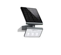 Steinel XSolar L-S Lámpara de pared solar para exteriores, en color antracita, con sensor de movimiento y batería de 2500 mAh, ideal para jardines
