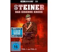 Steiner - Das Eiserne Kreuz - Teil 1+2 - 4-Disc Limited Edition Mediabook (4K Ultra HD / 2 Blu-rays / Bonus-Blu-ray) [Alemania] [Blu-ray]