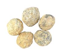 Steinfixx Geoden Set en tamaño de pelota de tenis, 5 geodas grandes, cada una de 6-7 cm y un total de 900 - 1000 gramos para romper uno mismo, con instrucciones y explicación