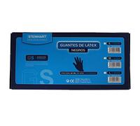 Steinhart Guantes de Latex Negro - 25 Unidades, negro