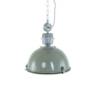 Steinhauer Bikkel - Lámpara colgante industrial verde oliva