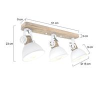 Mexlite focos Gearwood - blanco - - 2133W