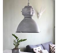 Steinhauer Lámpara colgante Mexlite Densi, gris, Ø 47 cm, metal