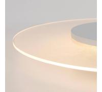 Steinhauer Lámpara LED techo Birma redonda blanca, atenuable