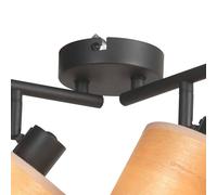 Steinhauer Plafón Bamboo, 4 luces