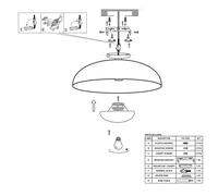 Steinhauer Plafón de latón, color latón, metal, Ø 42 cm True